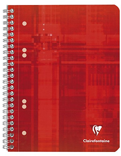 Clairefontaine 331624C - Heft ideal für die Schule, DIN A4, 32 Blatt, 90g, Lineatur 24 blanko mit Rand, Grün, 1 Stück