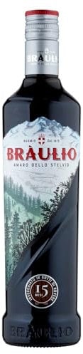 Braulio - Amaro Invecchiato in Botte di Rovere 15 Mesi, 70 cl, a Base di Erbe, Bacche e Radici, 21% Vol