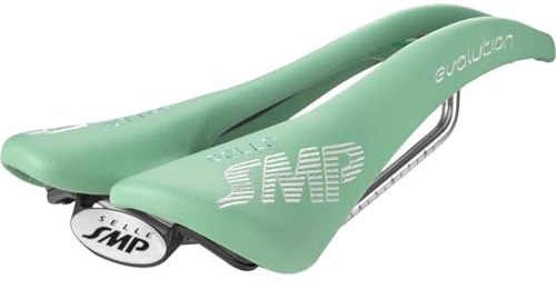 Sattel SMP EVOLUTION Edelstahl-Streben Farbe Himmelblau