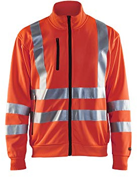 Blaklader 33581974 HOCHVISKOSES SWEATSHIRT, Rotes Hochvisier, grootte 4XL