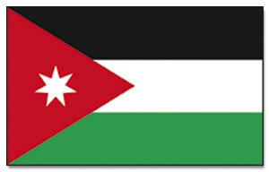 Flagge Jordanien - 90 x 150 cm