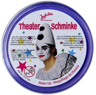 NET TOYS Schminke blau Karnevalsschminke Blaue Theaterschminke Faschingsschminke Make up