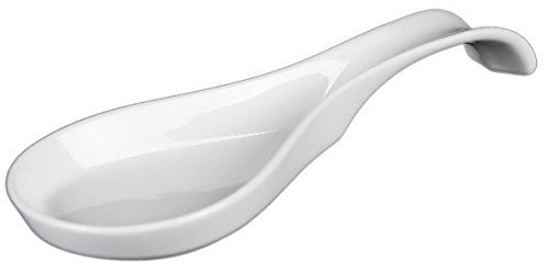 Holst Porzellan KP 026 Besteck- und Kochlöffelablage 27 cm, weiß, 27 x 9.5 x 3.5 cm 2 Stück