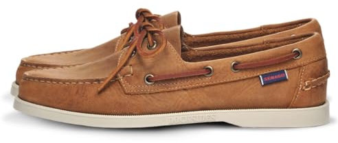 Sebago Docksides Portland Crazy H, Scarpe da Barca Uomo, Marrone (Brown Tan 912), 42 EU