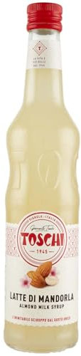 GR 740 SCIROPPO LATTE DI MANDORLA TOSCHI PER GRANITE E COCKTAIL IN BOTTIGLIA PER GELATERIE PASTICCERIE E BAR