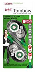 Tombow CT-YT4-2P Korrekturroller, seitliches Abrollen, 4.2 mm x 10 m, Zweierpack