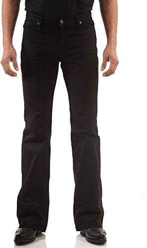COMYCOM Bootcut Hüftschlaghose schwarz 40/36