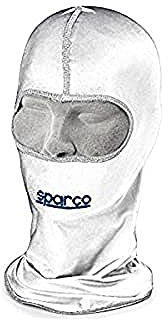 Sparco Damen Sparco - Capuchontmuts uur Balaclava Aperto Bi Poliest , Weiß, Einheitsgröße EU