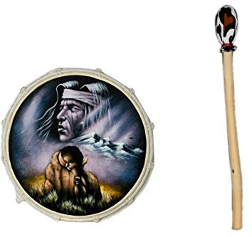 50cm Grosse Schamanentrommel Indianer Büffel Rahmentrommel Bodhran Drum Djembe