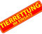 Magnetschild Magnettafel Schild Tierrettung im Einsatz 300x70 mm 0,9 mm stark haftend runde Kanten