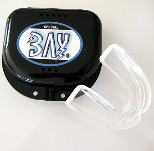 BAY Modern Line Zahnschutz mit Belüfteter Hygienebox, CE-Geprüft, Made in USA, für Kampf- und Kontaktsport
