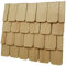 WeWi - 100 Stück Dachschindel, handgeschlagen, naturfarben ca. 40 x 23 x 3 mm - für Krippen und Modellbau