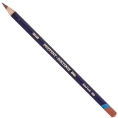 Derwent Inktense Permanent Watercolour Single Pencil, Baked Earth (1800), 4mm Premium Core Strength, Water-Soluble, Ideal for Drawing, Colouring & Painting on Paper & Fabric, Professional Quality (0700920)