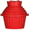 Premier Housewares Moule géant à cupcake Silicone / Moule Cake Rouge 19 cm x 18 cm 3 pièces