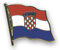 Buddel-Bini Versand Pin Anstecker Flagge Fahne Kroatien Nationalflagge Flaggenpin Badge Button Flaggen Clip Anstecknadel