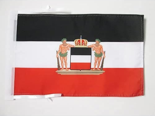 AZ FLAG - Flagge Norddeutscher Bund 1867-1871 - 45x30 cm Mit Kordel - Norddeutschen Bundes Fahne 30 x 45 Cm - Flaggen
