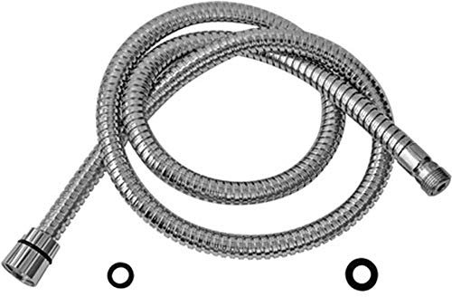 Flessibile per doccia doppia aggraffatura 1/2 F x 3/8 M 150cm