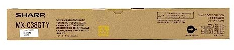 Sharp MXC38GTY MX-C38GTY Tonerkartusche Standardkapazität 10.000 Seiten 1er-Pack, gelb