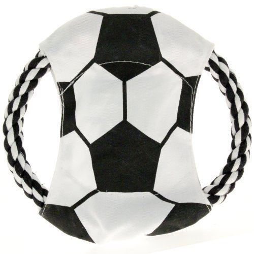 MOOL Flyer Frisbee Retrieve Rope Dog Pet Toy Play Football, 18 cm