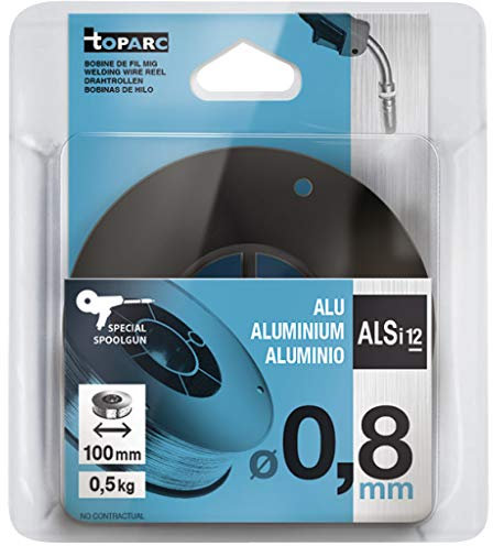 GYS - Bobine de Fil alu Ø 0.8 Alsi12-0.5kg - 100mm - CONSOMMABLE Soudure MIG/MAG