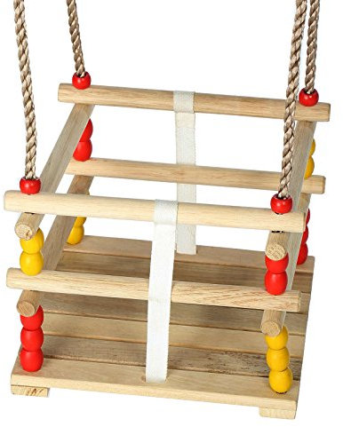Gartenpirat Gitterschaukel Kleinkind Schaukelsitz Babyschaukel aus Holz
