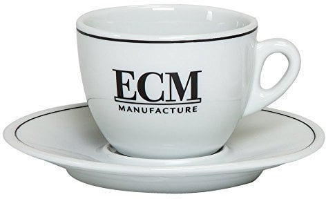 ECM Cappuccinotassen mit Unterteller (VE= 6 Stück)