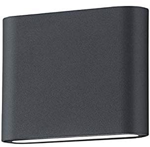 Trio Leuchten LED Außenleuchte Thames II 227560242, Aluminium anthrazit, 2 x 2.5 Watt, 1 Stück (1er Pack)