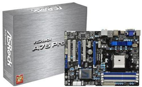 Asrock Socket FM1 A75 PRO4 Motherboard