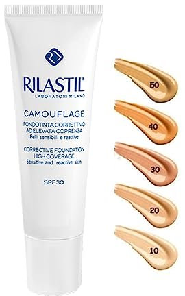 Rilastil Fondotinta Correttivo Ottima Coprenza 30ml - 50 Moka
