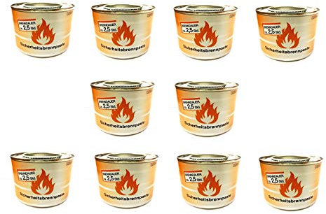 Brennpaste in der Dose 10x200g