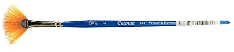 Winsor & Newton Cotman Pinceau Aquarelle Série 888 Eventail Manche Court N°2
