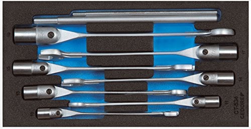 GEDORE 1500 CT1-534 Maul-Steckschlüssel-Satz in Check-Tool-Modul, 1 Stück