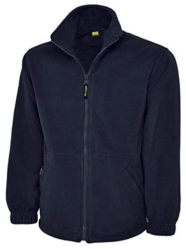Ladies Full Zip Classic Fleece Jackets Sizes 8 to 30 by MIG - Suitable for Work & Leisure (6 to 8 / XS - Extra Small, Navy Blue)