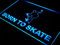 ADVPRO j375-b Born to Skate Skateboard Shop Neon Light Sign Barlicht Neonlicht Lichtwerbung