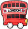 British London Union Jack PU Fridge Magnet (London Bus)