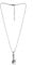 JOE COOL Necklace with A Pendant Fork & Spoon Chain Made with Tin Alloy