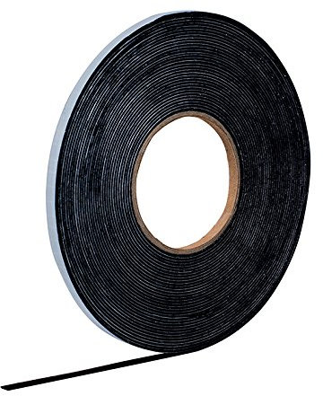 HSF EPDM Zellkautschuk 5mmx1mm einseitig selbstklebend schwarz 10m Rolle