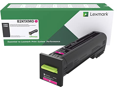 Lexmark 82K1XM0 CX825, CX860 Magenta Extra High Yield Return Program Cartridge Toner