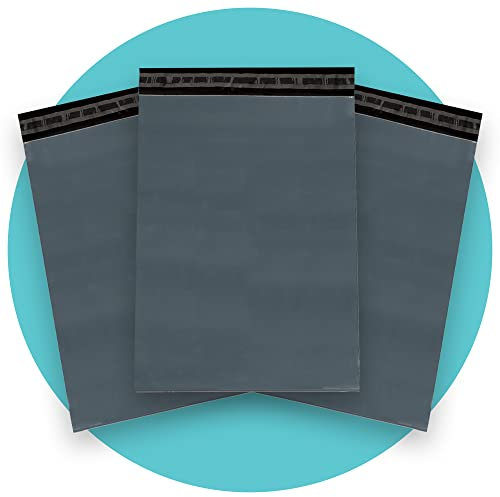 Triplast 12 x 16-Inch Plastic Mailing Postal Bag - Grey (Pack of 100)