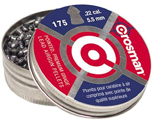 Crosman Pointed Pellets- .177/.22 - .22 Cal - Pointed - 175 Count