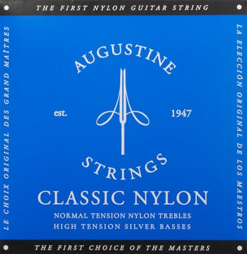 Augustine Satz Klassikgitarrensaiten, blau, High Tension