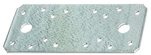 Alberts 846336 Flachverbinder | sendzimirverzinkt | 133 x 55 mm | 50er Set