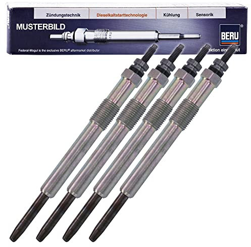 4x Glühkerze Original BERU