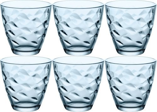 Bormioli Rocco: Flora Azzurro - Set di 6 bicchieri azzurri