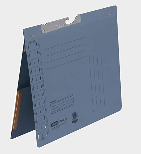ELBA Pendelhefter, Manilakarton, blau, 50er Pack