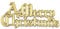 3 x 'A Merry Christmas' Cake Motto Decoration
