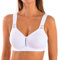 Selene, Reggiseno Contenitivo Donna con Fascia Anatomica, Senza Ferretto e Imbottitura, con Spalline Larghe Comfort, Collezione Elvira, Colore Bianco, Taglia 4D