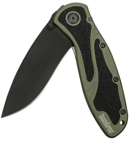 Kershaw 0 KS1670OLBLK Blur Drab/Black Blade, Olive/schwarz, 12,7 x 7,6 x 5,1 cm 91 g