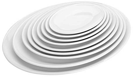 LACOR 62756 Ovale Platte aus Melamine 335 x 258 x 26 mm | Langlebiges Profi-Utensil; entwickelt für optimale Leistung und schnelle, unkomplizierte Reinigung in der Spülmaschine