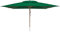anndora® Sonnenschirm 3 x 4 m eckig Terassenschirm Holz Gestänge - Dunkelgrün
